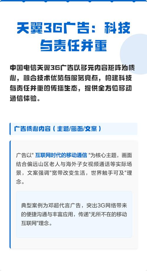 天翼3g广告科技与责任并重