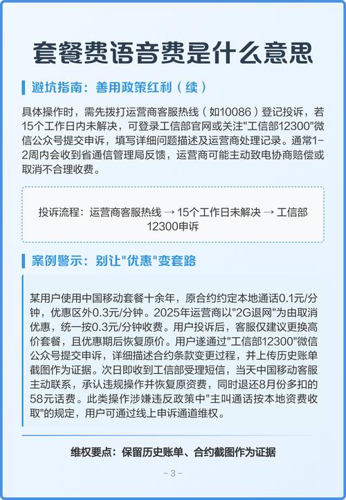 套餐费语音费是什么意思