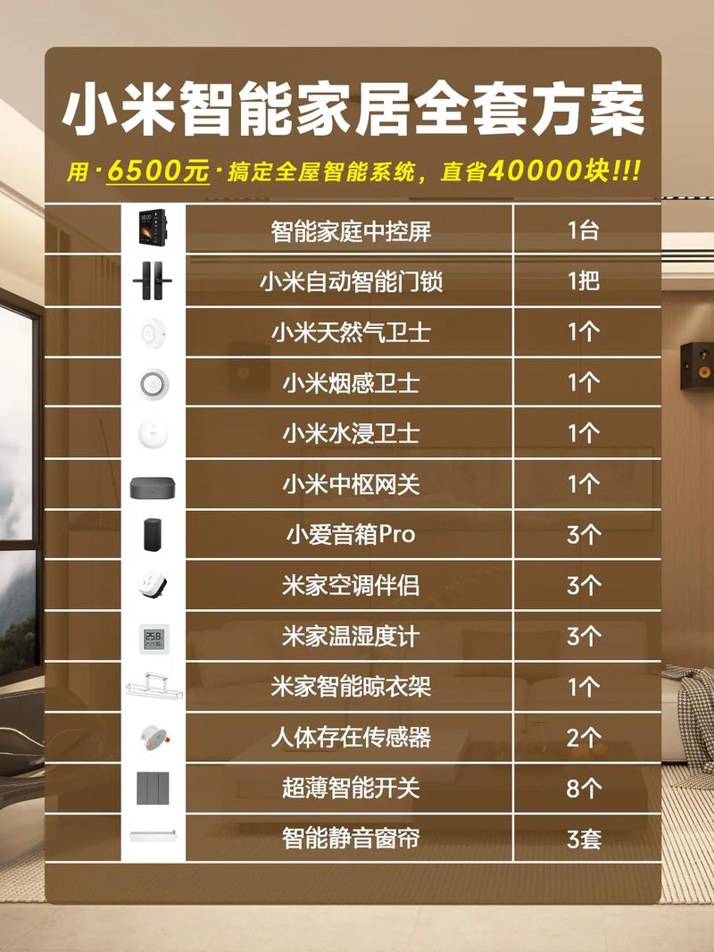 小米智能家居全套方案多少钱用6500元搞定全屋智能系统直