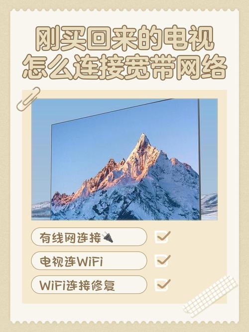 电视连接宽带网络方法