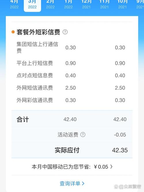 移动的套餐外短彩信费是什么意思