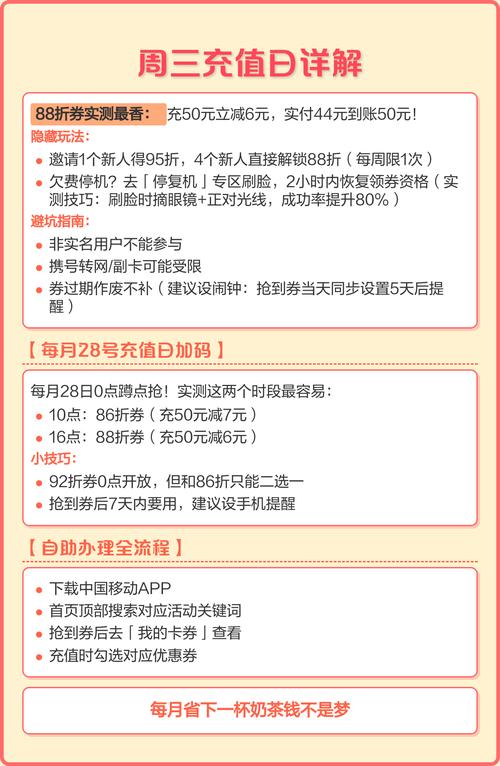 移动话费省钱秘籍手把手教你薅羊毛