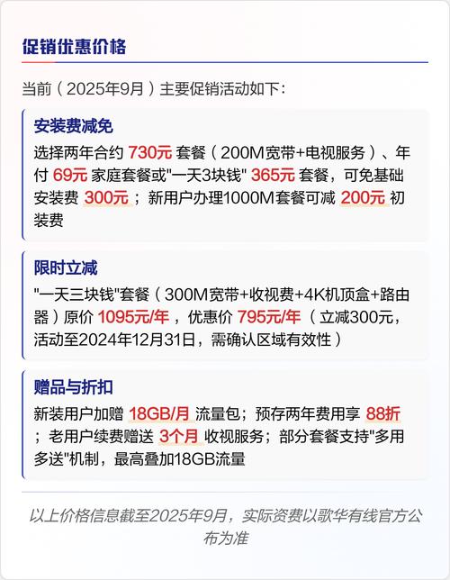 歌华有线宽带资费全解析：如何选择最适合你的套餐？