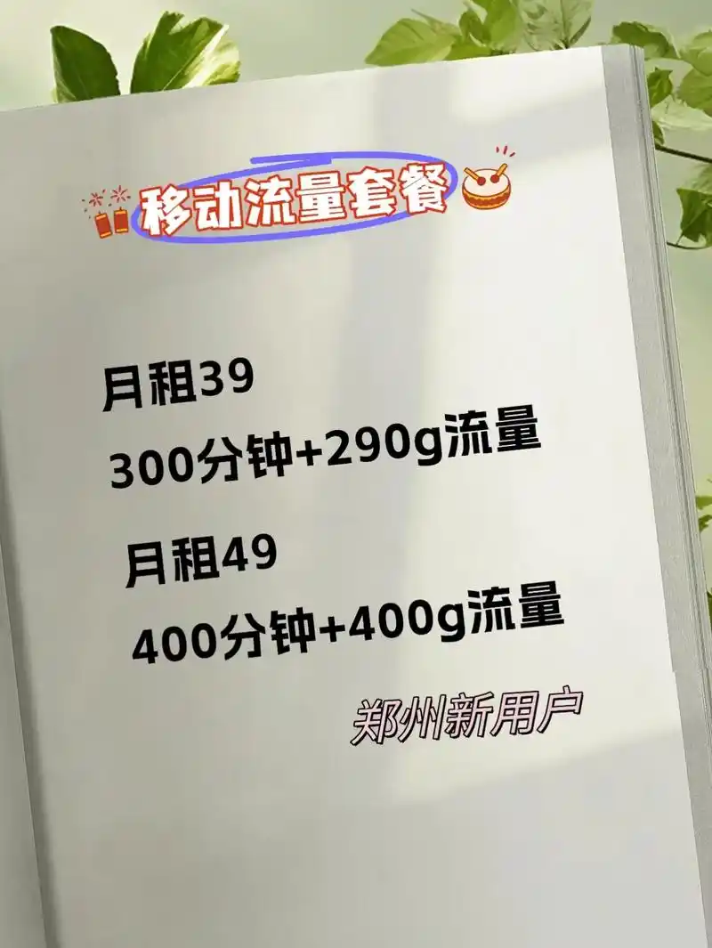郑州移动流量套餐划算性价比流量卡 便民信息 郑州流量