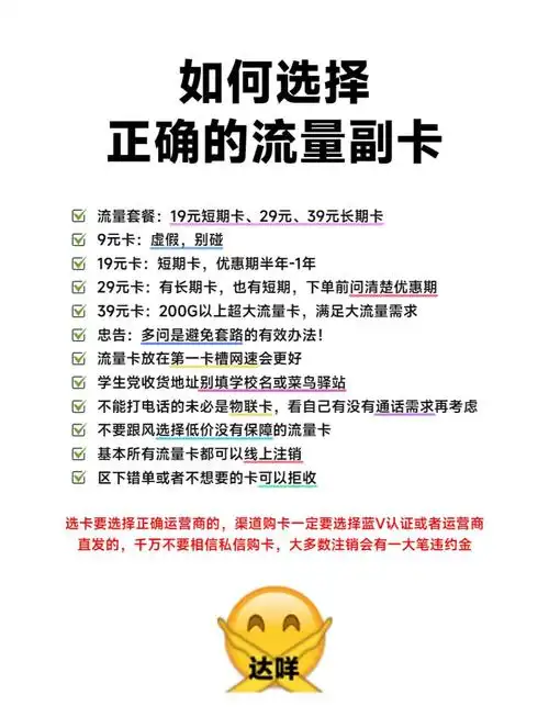 流量卡避坑全攻略这些要点你一定要知道